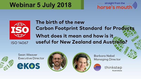 Webinar: The birth of the new Carbon Footprint Standard for Products