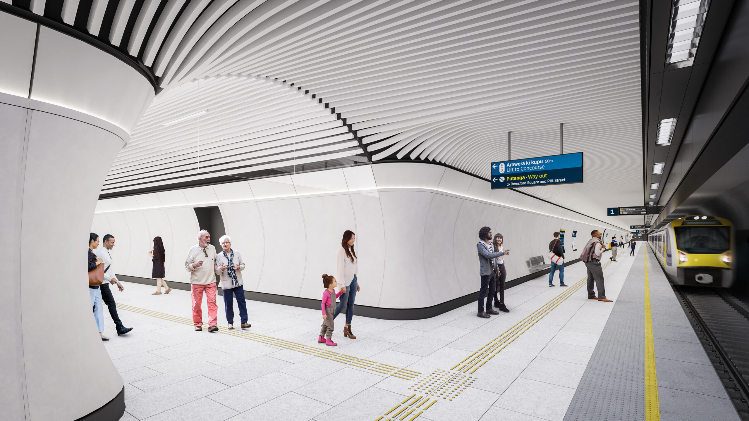 City Rail Link, Contract 3: Stations and Tunnels