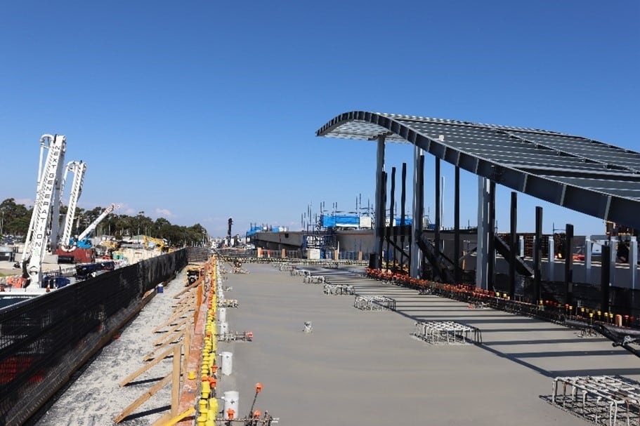 Final finish of the green roof